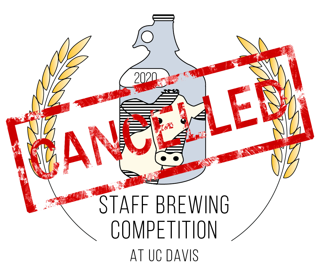 Staff Brewing Competition 2020 UC Davis Logo Cancelled
