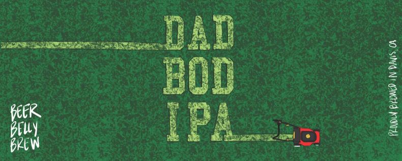 Dad Bod IPA Label
